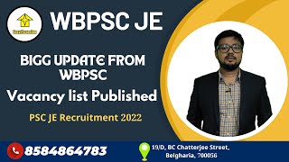 Big update from WBPSC JE EECEME  Vacancy list published  By Easy2Learning [upl. by Yonatan]