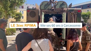 Le 3e RPIMa fête ses 60 à Carcassonne [upl. by Homere]