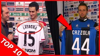 TOP 10  Nomi più ASSURDI dei CALCIATORI [upl. by Graubert812]