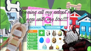 Opening all my adopt me eggs [upl. by Nirraj399]