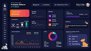 Create a Personal Financial Dashboard with Microsoft Excel [upl. by Airres]