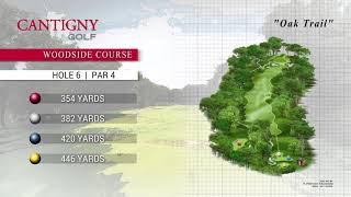 Cantigny Golf Club Woodside Hole 6 [upl. by Atterahs744]