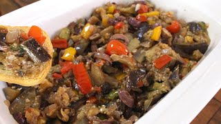 CAPONATA DE BERINJELA na Panela  Para sua CEIA DE NATAL Fácil e Deliciosa [upl. by Akinhoj]