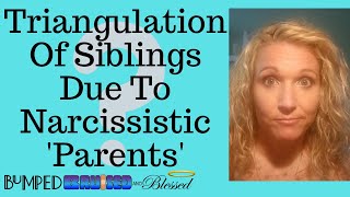 Sibling Triangulation Because Of Narcissistic Parents [upl. by Neicul794]