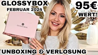 🤩 GLOSSYBOX FEBRUAR 2024  UNBOXING amp VERLOSUNG [upl. by Dianne]