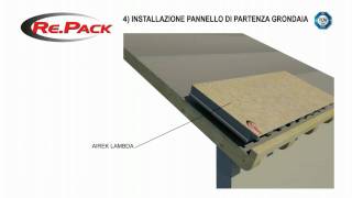 Montaggio tetto ventilato con coperture AIREK [upl. by Jamilla]