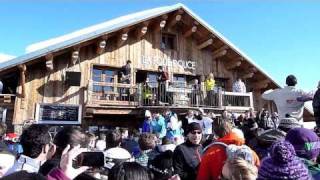 La Folie Douce  Val Thorens  Apres Ski  2311 with special guest on bagpipes HQ [upl. by Finkelstein]