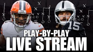 Cleveland Browns Vs Las Vegas Raiders  Live Play By Play amp Reactions [upl. by Hgielrebmik280]