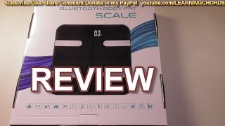 INSETTO Smart Bathroom Scale with BMI and Body Fat REVIEW [upl. by Gery107]