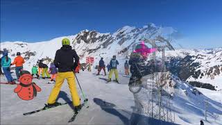 Hasliberg Reuti  Bidmi  AlpenTower  Winterwanderung  27 Febr 2019 [upl. by Sergei773]