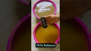 Fresh TATA Reliance phone drop in Derty water📱💦🌊 song love touchinghearts friendsforeverfyp [upl. by Notaes64]