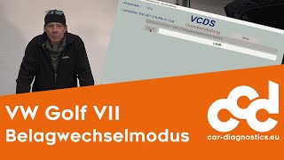 Wie mache ich den BremsenService am Golf 7 mit VCDS [upl. by Layne]