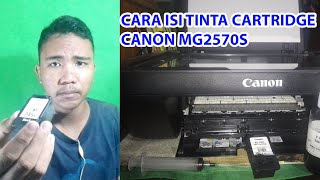 CARA MENGISI TINTA PRINTER CANON MG250S  CARTRIDGE 745S [upl. by Crary]