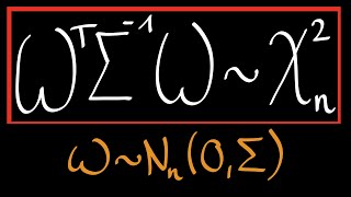 Wie macht man aus einer multivariaten Normalverteilung eine ChiQuadratVerteilung [upl. by Nnomae]