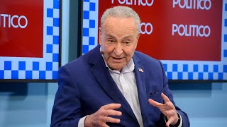 Full interview with Sen Chuck Schumer at DNC  Politico [upl. by Marcos]