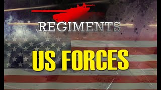 US FORCES  Regiments Skirmish Gameplay 2 Hard AI Frontline [upl. by Erick]