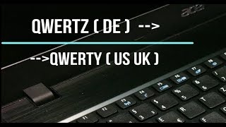 How to change QWERTZ to QWERTY keyboard [upl. by Browne]