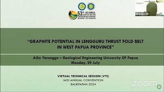 VTS 5 PIT IAGI 2024  Graphite Potential in Windesi Area Wondama Bay Regency West Papua Province [upl. by Gustave]