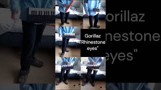 rhinestone eyes by Gorillaz music musician gorillaz shorts [upl. by Leotie]