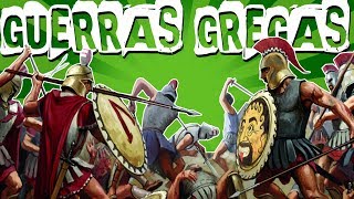 HISTÓRIA GERAL 62 AS GUERRAS GREGAS [upl. by Nedaj]