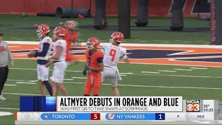 Luke Altmyer makes Illini debut [upl. by Aleda]