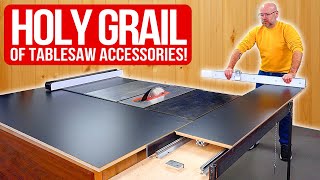 DIY Sliding Crosscut Table Ultimate Tablesaw Accessory [upl. by Elad]