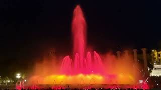 Montjuïc Magic Fountain Show  Barcelona [upl. by Enigroeg]