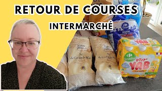 RETOUR DE COURSE INTERMARCHE je refais des achats alimentaire  et prévision pique nique [upl. by Neelsaj]