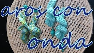 Cómo hacer tus propios aros al ganchillo crochet earrings tejido para zurdos [upl. by Somerville97]