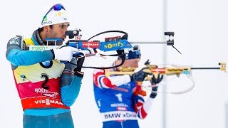 MARTIN FOURCADE  POURSUITE HOCHFILZEN 2017 [upl. by Jamill]