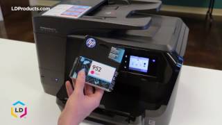 How to Replace Ink Cartridges in the OfficeJet Pro® 8710 8715 8720 and 8740 [upl. by Talbert]