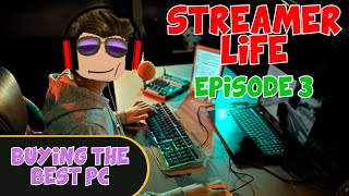 BUYING THE BEST PC in Streamer Life Roblox [upl. by Ailgna]