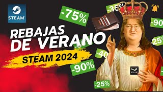 REBAJAS de VERANO en STEAM 2024  ofertas steam rebajas2024 [upl. by Janyte28]