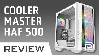 Cooler Master HAF 500 High Airflow Case Review [upl. by Thetes]