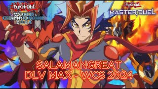 DLV MAX with Salamangreat in World Championship 2024 Qualifiers  YuGiOh Master Duel Season 30 [upl. by Nolyaj]