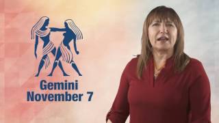 Daily Horoscope November 7 2016 Gemini [upl. by Alitha969]