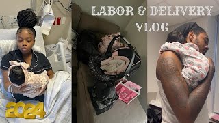 LABOR amp DELIVERY VLOG  Induced at 38 Weeks  REAL amp RAW [upl. by Gordan]