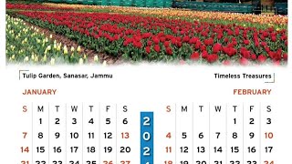 Jk Bank calendar 2024  JampK Bank Calendar 2024  2024 JampK Bank Calendar [upl. by Sonitnatsnok172]