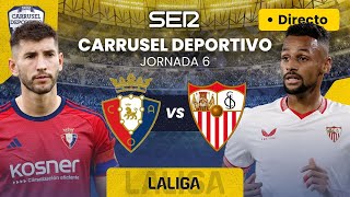 ⚽️ OSASUNA vs SEVILLA FC  EN DIRECTO LaLiga 2324  Jornada 6 [upl. by Mcgray]