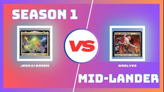 Jeskai Green vs Grelves  MIDLANDER S1 Match 2 PART 1 [upl. by Ziladnerb]