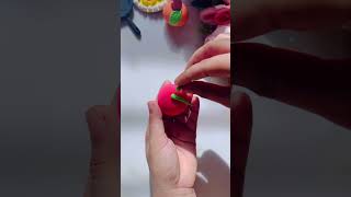 Ahaa Tamarar bade majedar🍅How to make clay tamatar cite clay miniture clayminiature diy [upl. by Marga608]