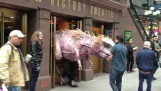 Dinosaurs in Times Square [upl. by Ardnaeel]