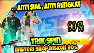 TRIK SPIN MISTERI SHOP ANTI SIAL  CARA HOKI SPIN MYSTERY SHOP FF DISKON 90  AUTO BORONG SEMUANYA [upl. by Leora698]