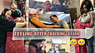 CA Result Reaction 🥺🥺 Feeling After Cracking CA Exam Part 5 🥺  Emotional Video  CA Motivation [upl. by Chainey]