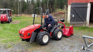 Köp Traktor Goldoni Base 20 SN med redskap på Klaravik [upl. by Ardnazxela]