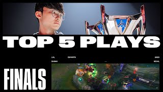 Top 5 Plays of Finals  Worlds 2023 [upl. by Domenic]