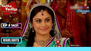 Reception में नशे में धुत होकर पहुंची Sanchi  Balika Vadhu  बालिका वधू  Highlight  Ep 1431 [upl. by Raye]