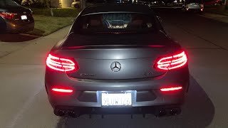 2023 AMG C43 Coupe  Fluxxwave Revs Coldstart POV [upl. by Annaegroeg]