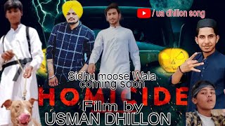 HOMICIDE  OFFICIAL TEASER  COVER SONG FOR SIDHU MOOSE WALA USMAN DHILLON [upl. by Ahse296]