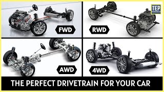 FWD vs RWD vs 4WD vs AWD Whats The Difference Which is Better [upl. by Downing284]